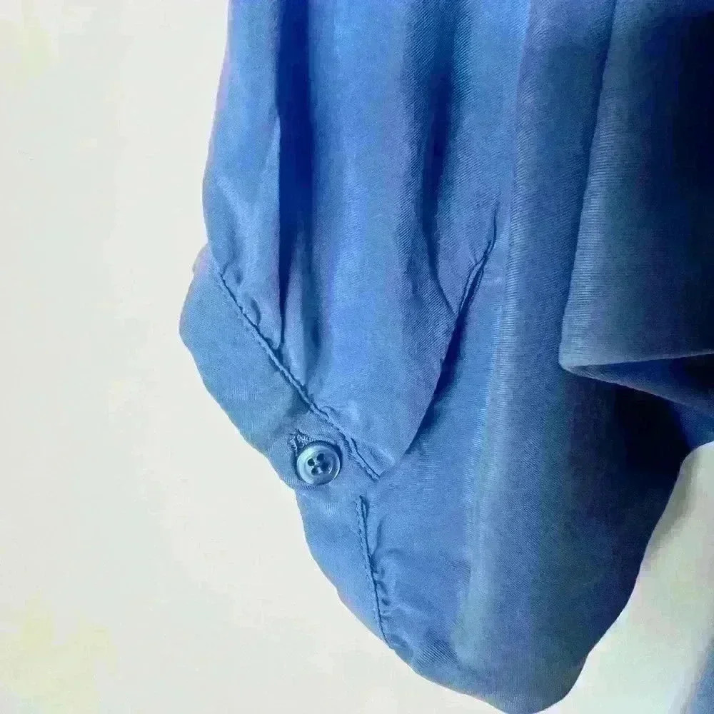 Maje Lua Lightweight Collarless Top - Picture 7 of 10